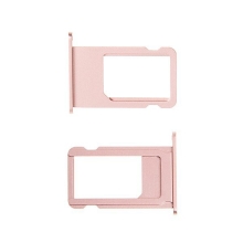 Rámček / Nano zásuvka na SIM kartu pre Apple iPhone 6S Plus - ružovo zlatá - A+ kvalita