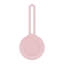 Kryt / obal pro Apple AirTag - barevné poutko - silikonový - růžový