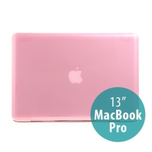 Tenké ochranné plastové puzdro pre Apple MacBook Pro 13 (model A1278) - lesklé - ružové