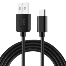 Synchronizační a nabíjecí kabel USB-A / USB-C HAWEEL - 2m - černý