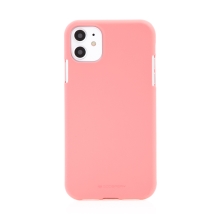 Kryt MERCURY Soft feeling pro Apple iPhone 11 - gumový - růžový