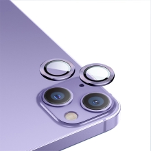 Tvrzené sklo (Temperd Glass) BENKS pro Apple iPhone 14 / 14 Plus - na čočky kamery - fialové