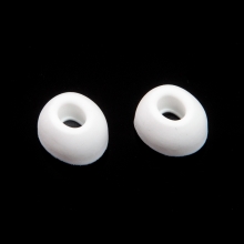 Náhradné štuple do uší pre Apple AirPods Pro - silikónové - biele - veľkosť M