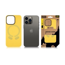Kryt TACTICAL MagForce Industrial pro Apple iPhone 13 Pro - Aramid / karbonový - žlutý