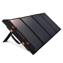 120W solárna nabíjačka CHOETECH - 4x panel - USB-A / USB-C + 13x konektor - čierna