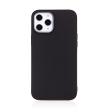 Kryt FORCELL Soft pro Apple iPhone 12 / 12 Pro - gumový - černý