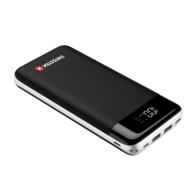 Externá batéria / powerbanka SWISSTEN Black Core - 2x USB + USB-C + 3x vstup - 30000 mAh - čierna