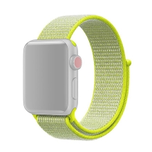 Řemínek pro Apple Watch Ultra 49mm / 45mm / 44mm / 42mm - nylonový - bílý / svítivě zelený