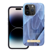Kryt FORCELL Mirage pre Apple iPhone 14 Pro - Podpora MagSafe - plast / guma - modré perie