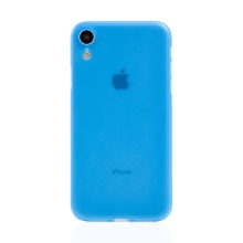 Kryt / obal pro Apple iPhone Xr - ochrana čočky - ultratenký - plastový - matný - modrý