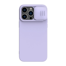 Kryt NILLKIN CamShield pro Apple iPhone 14 Pro - MagSafe magnety + krytka kamery - silikonový - fialový