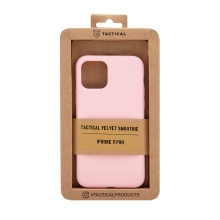 Kryt TACTICAL Velvet Smoothie pro Apple iPhone 11 Pro - příjemný na dotek - silikonový - růžový