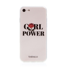 Kryt BABACO pro Apple iPhone 7 / 8 / SE (2020) / SE (2022) - gumový - GIRL POWER