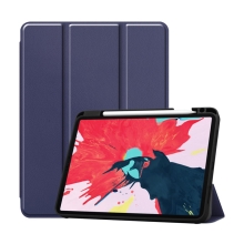 Pouzdro pro Apple iPad Pro 11" (2018) / 11" (2020) / Air 4 / 5 - stojánek + prostor pro Apple Pencil - tmavě modré