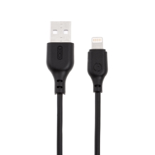 Nabíjecí kabel XO pro Apple iPhone - USB-A / Lightning - 1m - bulk balení - černý