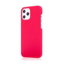 Kryt pro Apple iPhone 12 / 12 Pro - plastový - měkčený povrch - růžový