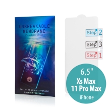 Ochranná hydrogélová fólia pre Apple iPhone Xs Max / 11 Pro Max - číra