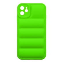 Kryt OBAL:ME Puffy pre Apple iPhone 11 - gumový - zelený