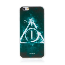Kryt Harry Potter pre Apple iPhone 6 / 6S - gumový - Relikvia smrti - čierny