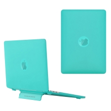 Obal / kryt pro Apple MacBook Air 13,6" M2 (A2681) - stojánek - plastový - tyrkysově zelený