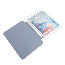 Puzdro pre Apple iPad mini 4 / mini 5 - stojan - umelá koža - levanduľovo modré