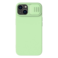Kryt NILLKIN CamShield pro Apple iPhone 15 - krytka fotoaparátu - silikonový - zelený
