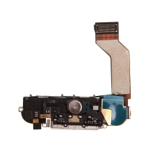 Kompletný dokovací konektor pre Apple iPhone 4S - reproduktor, anténa a mikrospínač tlačidla Domov - biely