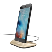 Dock / Dokovací stanice BASEUS pro Apple iPhone - konektor Lightning - zlatá