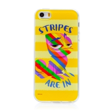 DISNEY kryt pre Apple iPhone 5 / 5S / SE - Na vlákno - chameleón Pascal - gumový - žltý