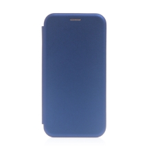 Pouzdro pro Apple iPhone 13 Pro - umělá kůže / gumové - tmavě modré