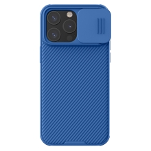 Kryt NILLKIN CamShield pro Apple iPhone 15 Pro - krytka fotoaparátu - podpora MagSafe - modrý