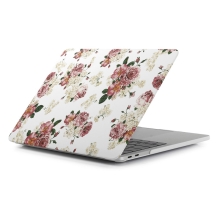 Kryt pro Apple MacBook Pro 15" (2016 - 2019) (A1707 / A1990) - plastový - růže a pivoňky
