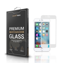 Tvrzené sklo (Tempered Glass) RHINOTECH pro Apple iPhone 6 / 6S - 3D hrana - instalační rámeček - bílé