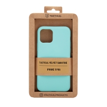 Kryt TACTICAL Velvet Smoothie pro Apple iPhone 11 Pro - příjemný na dotek - silikonový - azurově modrý