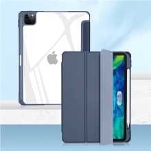 Pouzdro MUTURAL pro Apple iPad 11" (2018 / 2020 / 2021) / Air 4 / 5 - stojánek + prostor pro Apple Pencil - tmavě modré
