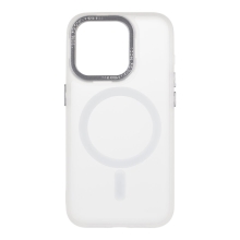Kryt OBAL:ME Misty Keeper pre Apple iPhone 15 Pro - MagSafe - biely
