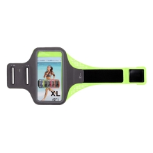 Športové puzdro pre Apple iPhone vrátane veľkostí Plus a Max - reflexné prvky - zelené