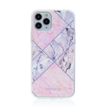Kryt BABACO pro Apple iPhone 11 Pro - gumový - růžový mramor
