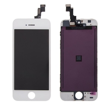 LCD panel + dotykové sklo (touch screen digitizér) pro Apple iPhone 5S / SE - bílý - kvalita A