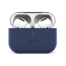 EPICO puzdro / obal pre Apple AirPods Pro - silikónové - tmavomodré