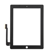 Dotykové sklo (dotyková vrstva) pre Apple iPad 3. / 4. generácie - čierne - kvalita A+