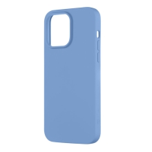 Kryt TACTICAL Velvet Smoothie pro Apple iPhone 14 Pro Max - příjemný na dotek - silikonový - tmavě modrý