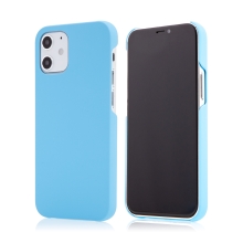 Kryt pro Apple iPhone 12 mini - plastový - měkčený povrch - světle modrý