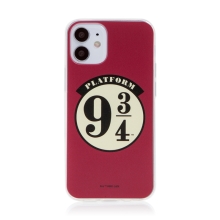 Kryt Harry Potter pro Apple iPhone 12 mini - gumový - nástupiště 9 a 3/4 - červený