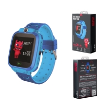 Chytré hodinky pro děti MAXLIFE - fotoaparát - hlasové hovory - modré