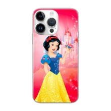DISNEY kryt pre Apple iPhone 13 Pro - Snow White - gumový - ružový