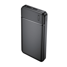 Externá batéria / powerbanka MAXLIFE - 2x USB + USB-C - 10000 mAh - čierna