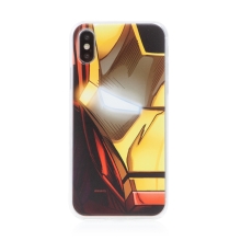 Kryt MARVEL pro Apple iPhone X / Xs - dramatický Iron Man - gumový