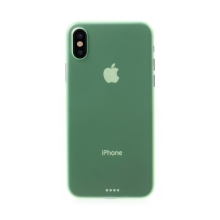 Kryt pro Apple iPhone X - ochrana čočky - ultratenký - plastový - zelený