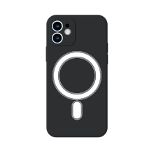 Kryt pro Apple iPhone 12 mini - Magsafe - silikonový - černý